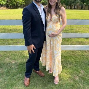 Huda U-Wire Bust Low Back Maxi Dress